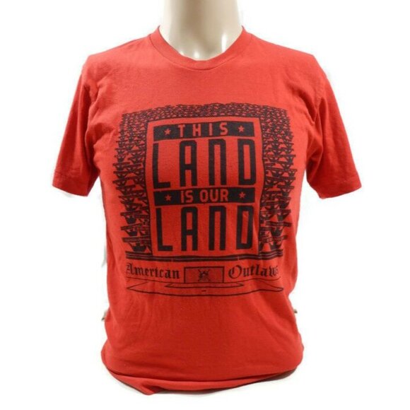 American Apparel American Outlaws T-Shirt Men S Lot of 2 Patriotic Americana USA - Picture 2 of 8